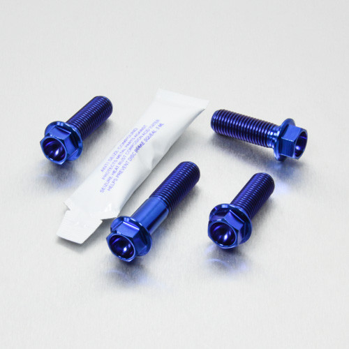 Titanium Subframe Mount Bolt Kit Blue