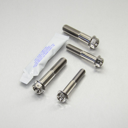 Titanium Top & Bottom Clamp Yoke Pinch Kit Race Spec