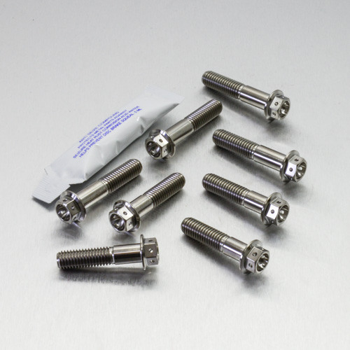 Titanium Top & Bottom Clamp Yoke Pinch Kit Race Spec