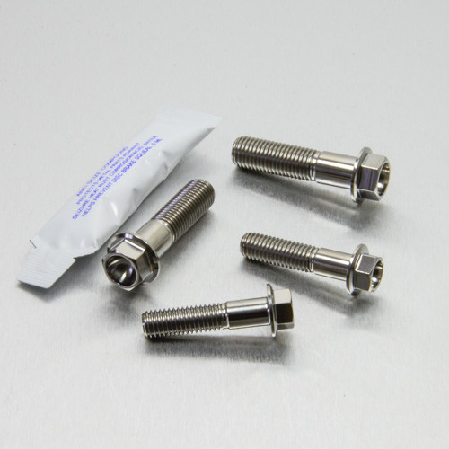 Titanium Top & Bottom Clamp Yoke Pinch Kit