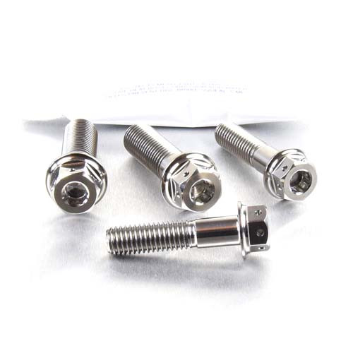 Titanium Top & Bottom Clamp Yoke Pinch Kit DualDrive