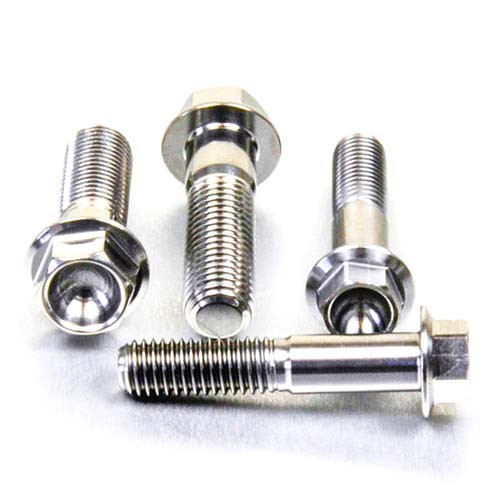 Titanium Top & Bottom Clamp Yoke Pinch Kit