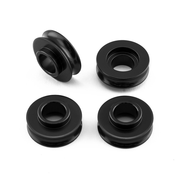 Aluminium Caliper Spacer M10 x 7mm Dowelled Pack x4 Black Aluminium Caliper Spacer M10 x 7mm Dowelled Pack x4 Black