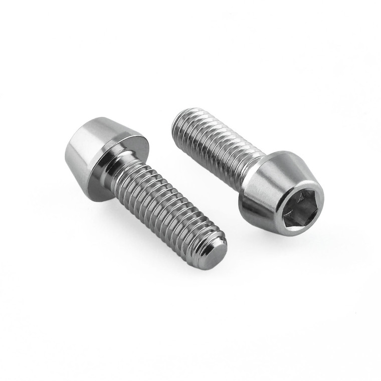 Stainless Steel Bottle Cage Kit M5x(0.80mm)x15mm Tapered Socket Cap Head Stainless Steel Bottle Cage Kit M5x(0.80mm)x15mm Tapered Socket Cap Head