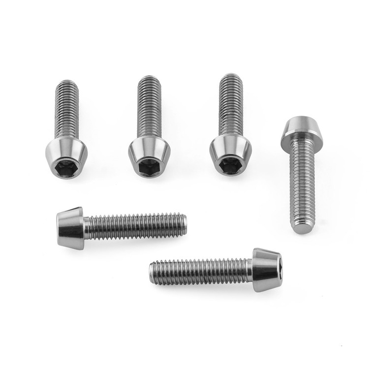 Stainless Steel Stem Bolt Kit M5x(0.80mm)x20mm Tapered Socket Cap Stainless Steel Stem Bolt Kit M5x(0.80mm)x20mm Tapered Socket Cap
