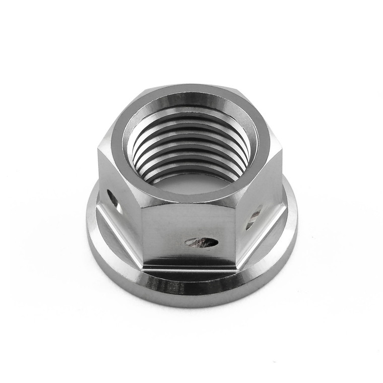 Titanium Sprocket Nut M12x(1.50mm) Drilled