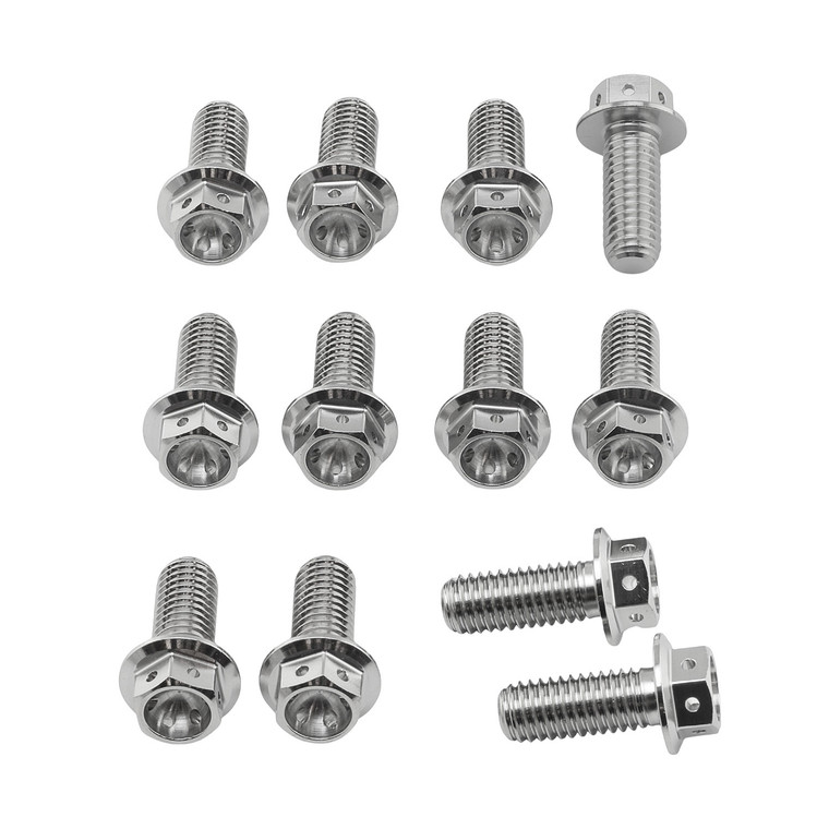Stainless Steel Disc Bolt M12x(1.00mm)x20mm Front Race Spec Pack x12 Stainless Steel Disc Bolt M12x(1.00mm)x20mm Front Race Spec Pack x12