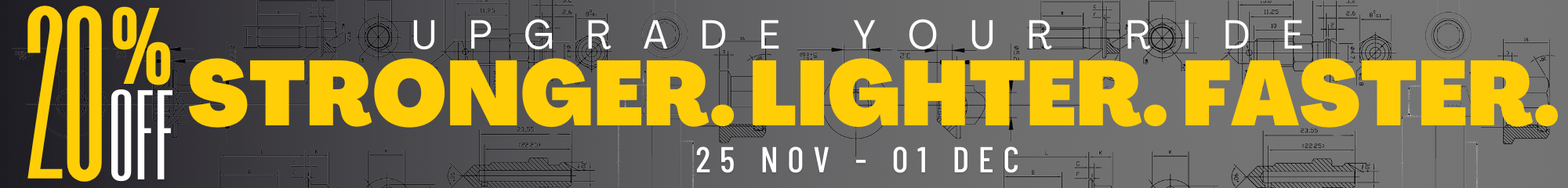 Black Friday Deal - 20% off Sitewide