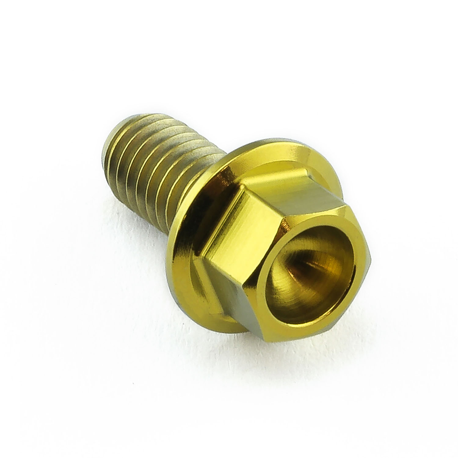 Titanium Flanged Hex Head Bolt M6x(1.00mm)x12mm | Pro-Bolt