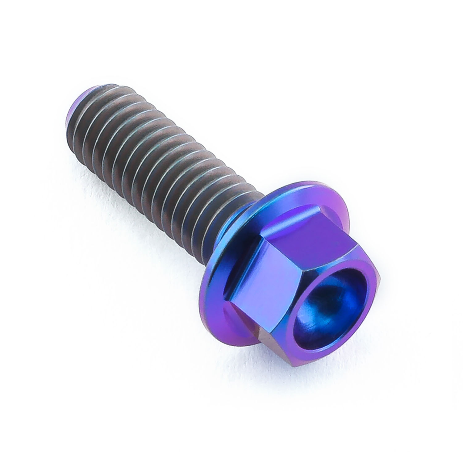 Titanium Flanged Hex Head Bolt M6x(1.00mm)x18mm | Pro-Bolt