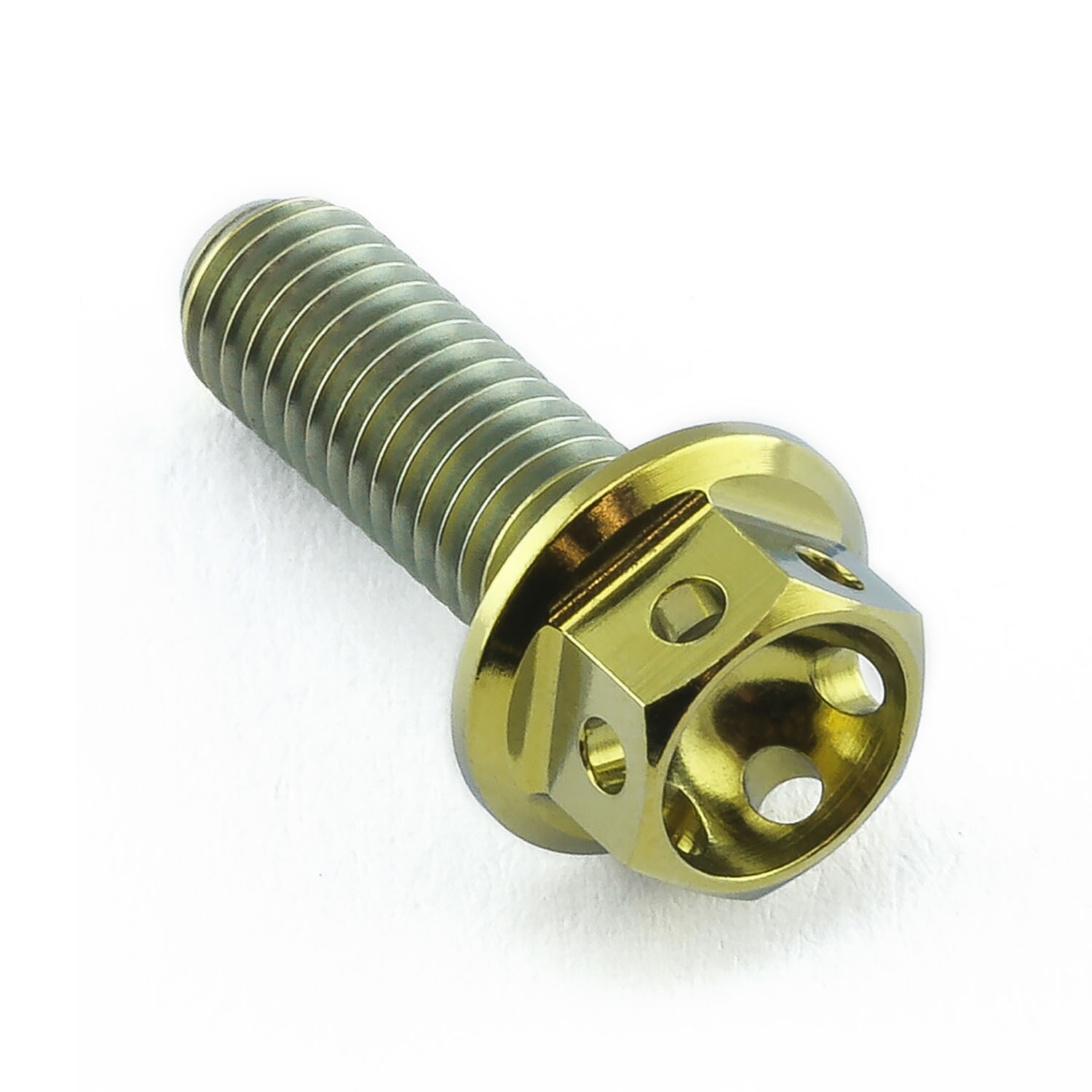 Titanium Flanged Hex Head Bolt M5x(0.80mm)x15mm Race Spec | Pro-Bolt