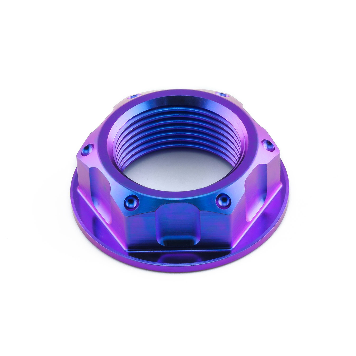 Titanium Yoke Nut Open Flanged M24x(1.50mm) | Pro-Bolt