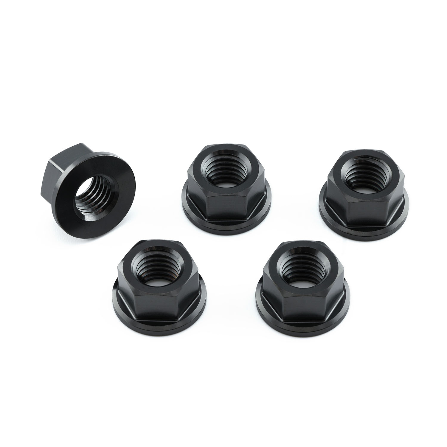 Titanium Sprocket Nuts M12x(1.25mm) Pack x5 | Pro-Bolt