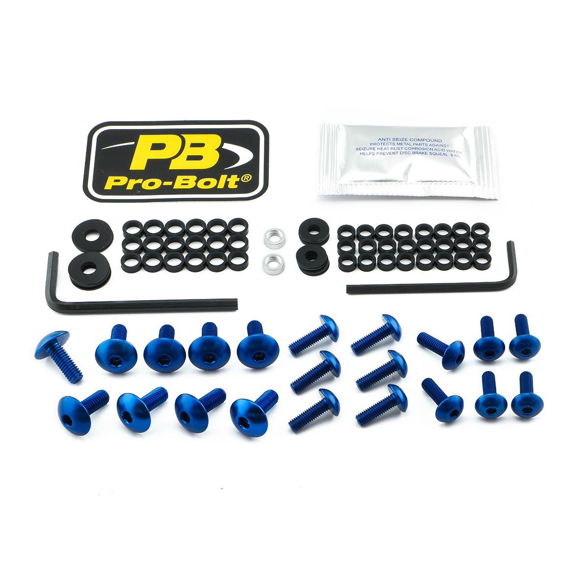 パーツ YFS200 Kawasaki ZX400/ZX400rr Titanium Sprocket Stud/Nut Kit(6 Pieces)
