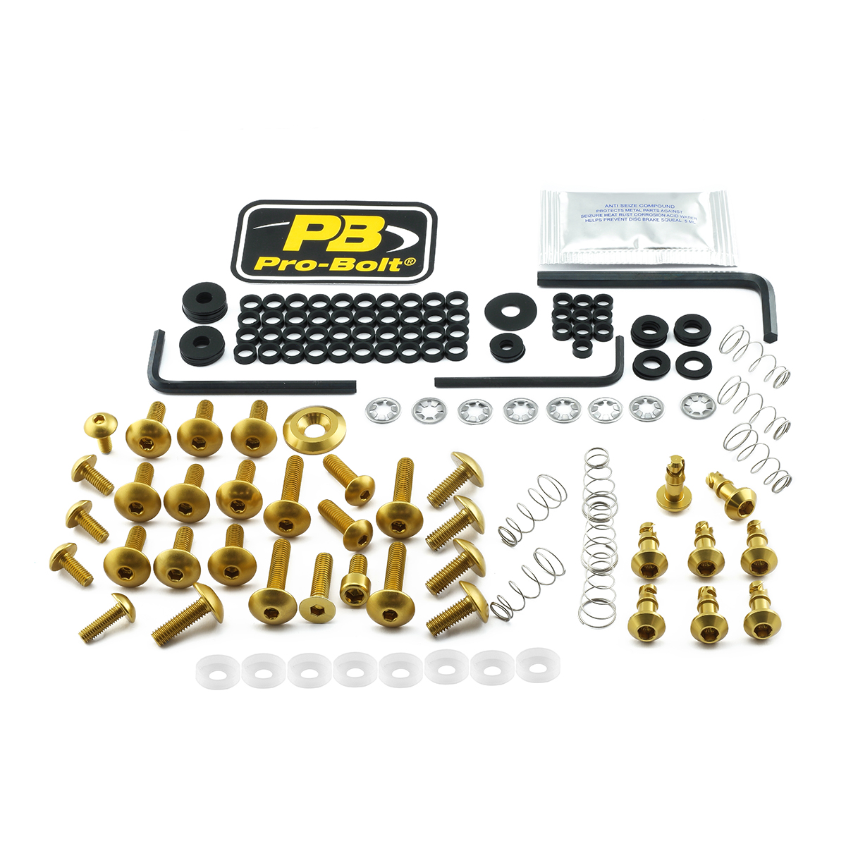 Speedy Fasteners Fairing Bolt Kit For Yamaha R1 2015-2019 – 105-Piece Dzus Style Kit