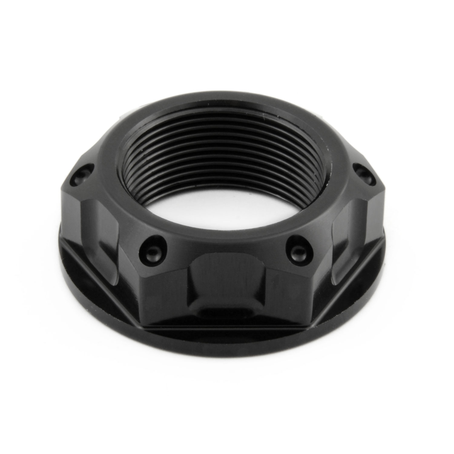 やむやむ22 Aluminium Flanged Top Yoke Nut M22x(1.00mm) Open | Pro-Bolt