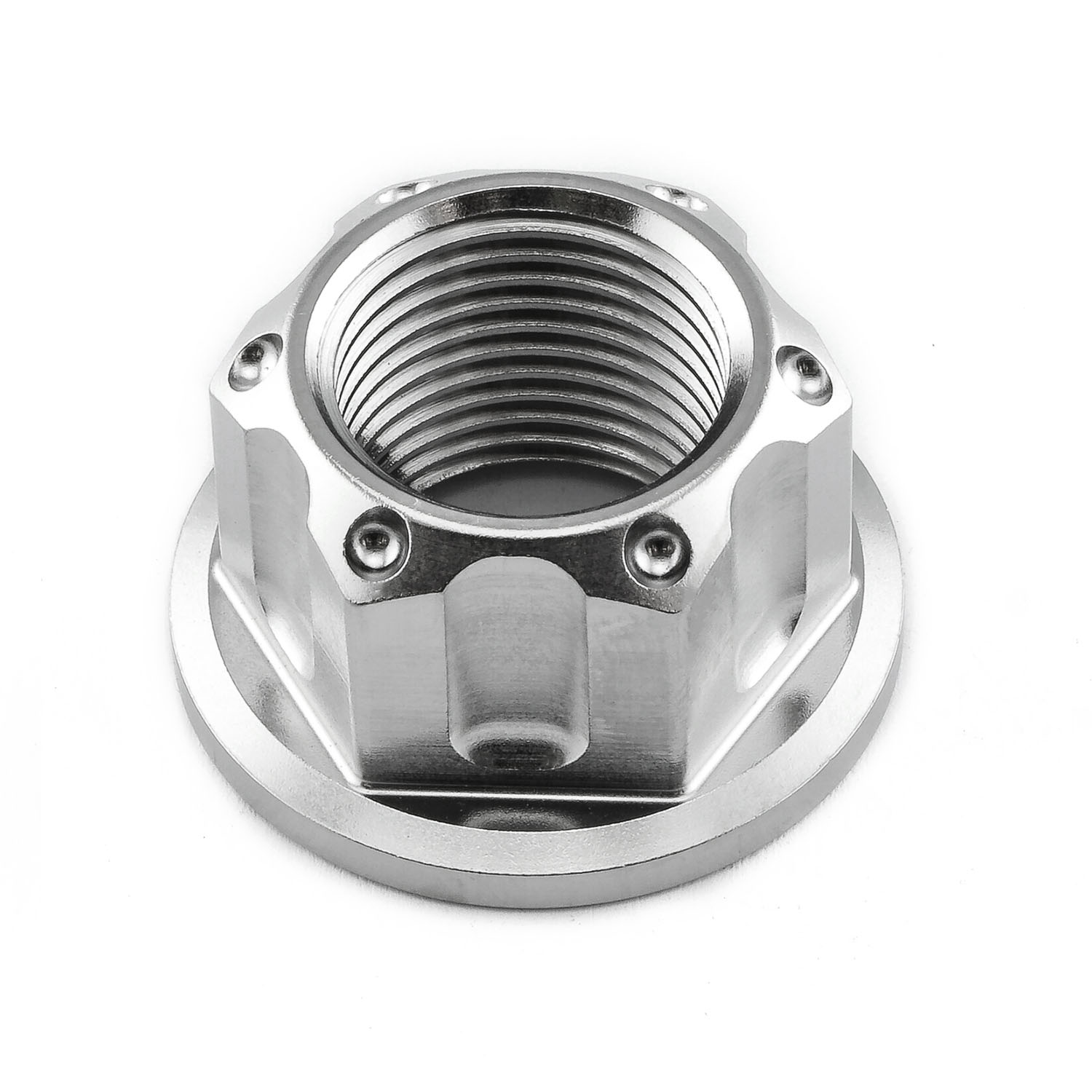 Stainless Steel Flanged Nut M18x(1.50mm) AF24mm | Pro-Bolt