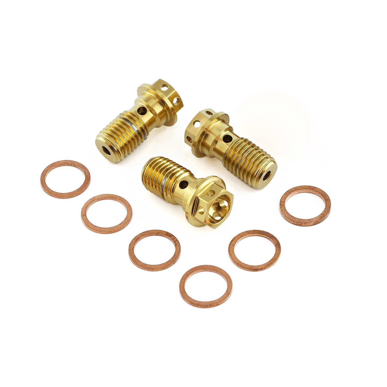 Mavis　バンジョー Stainless Steel Banjo Bolt Single M10x(1.25mm) Race Spec Front