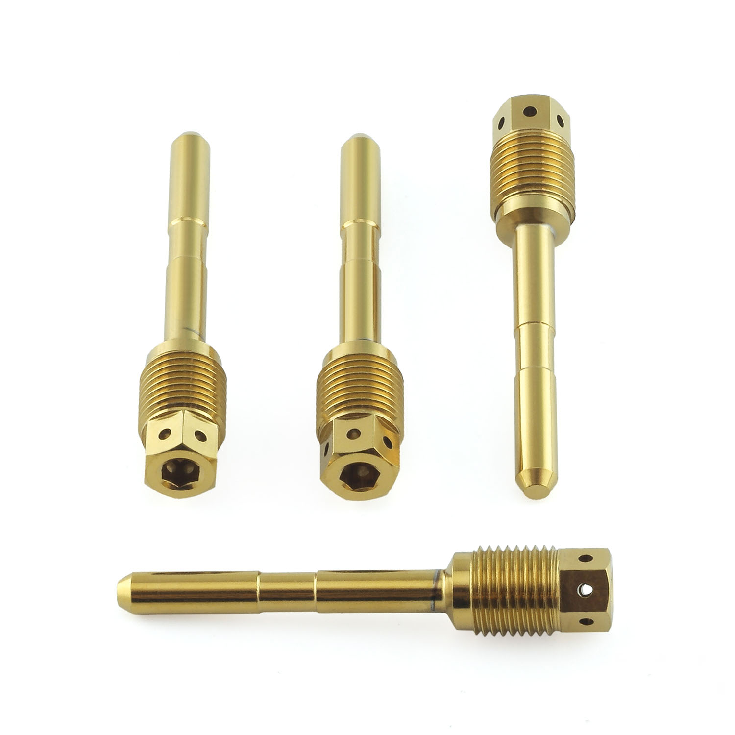 フル Stainelss Steel Brake Caliper Pad Pin Front Race Spec Pack x4