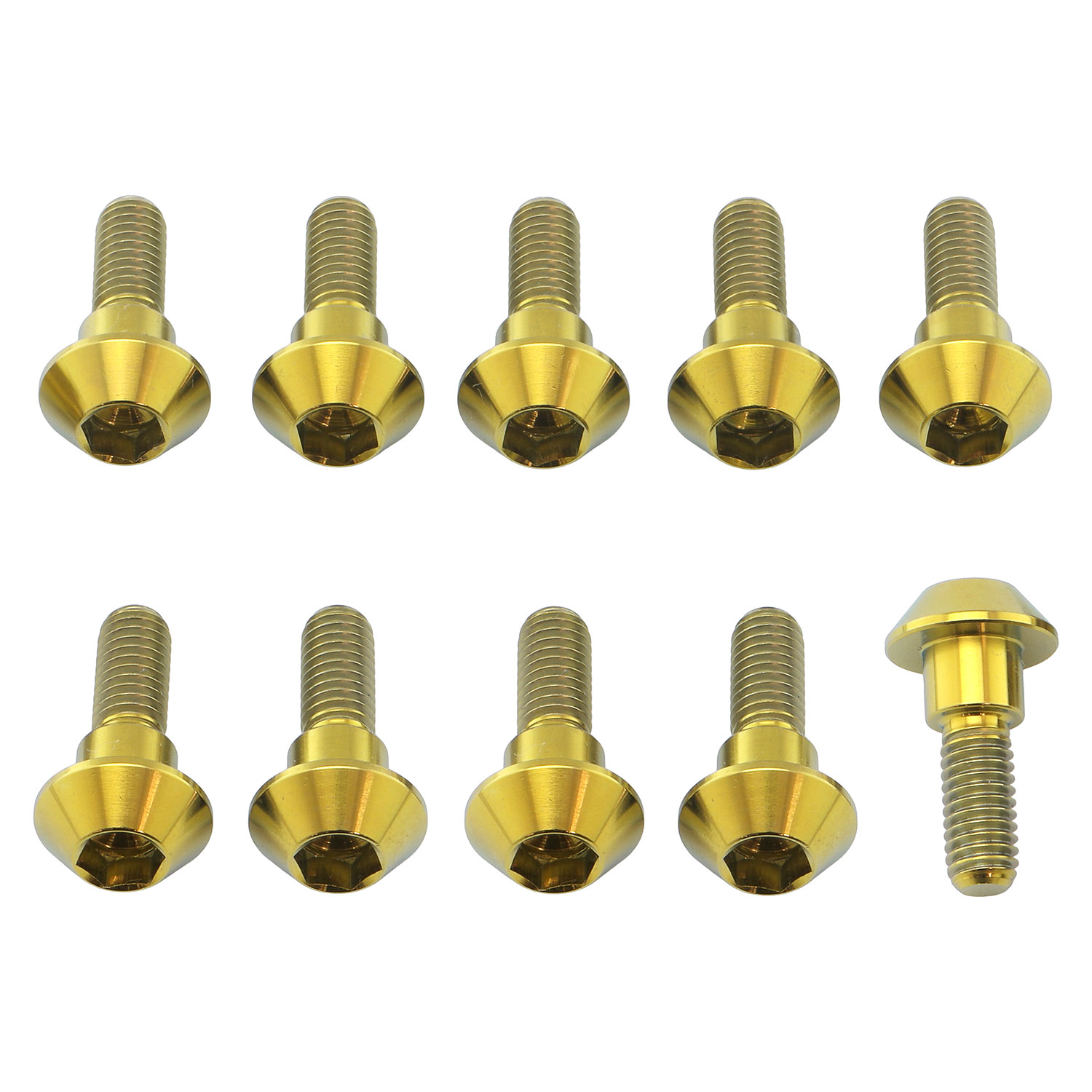 Titanium Disc Bolt To Fit Yamaha M6x20mm Pack x10 | Pro-Bolt