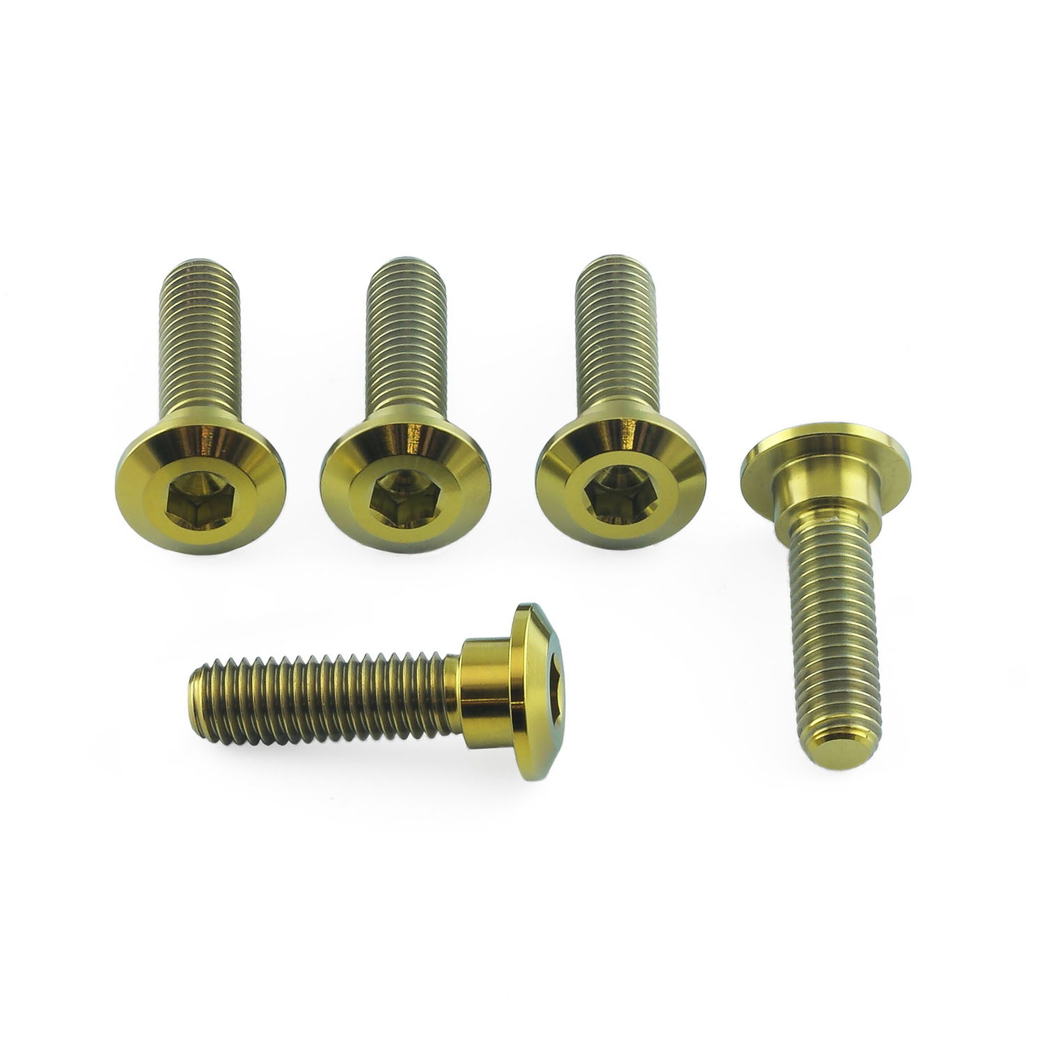 Titanium Disc Bolt To Fit Kawasaki/Suzuki M8x30mm Pack x5