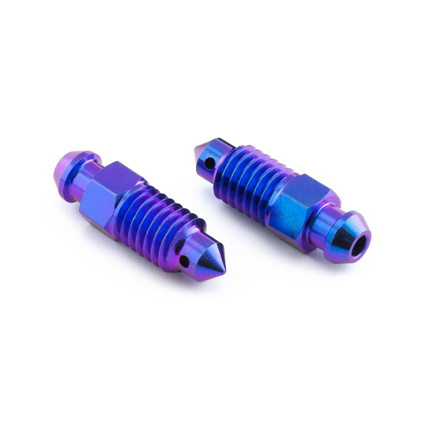 Titanium Bleed Nipple M8x(1.25mm) Front Brake Caliper Pack x2