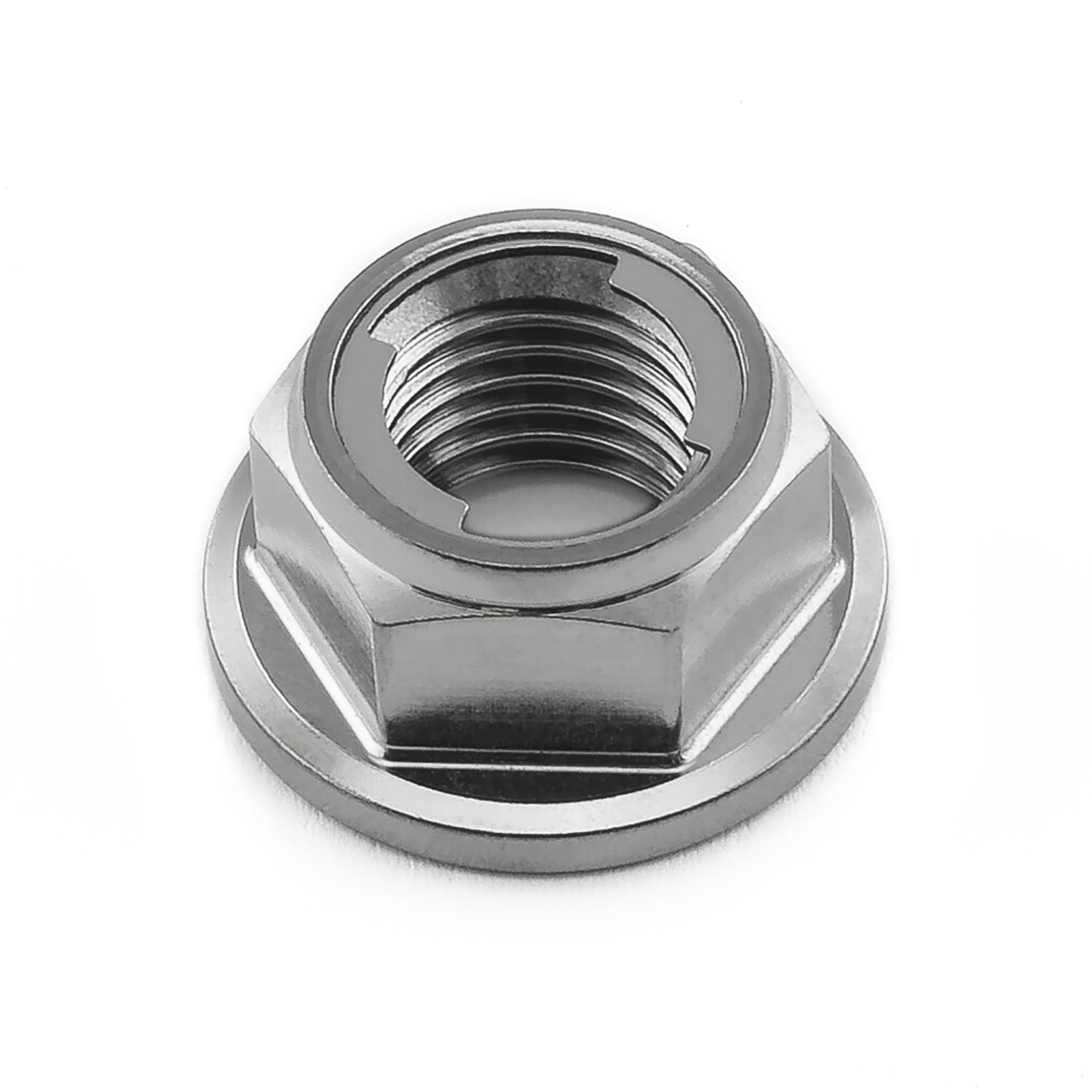 Titanium Flanged Metal Lock Nut M10x(1.25mm) | Pro-Bolt