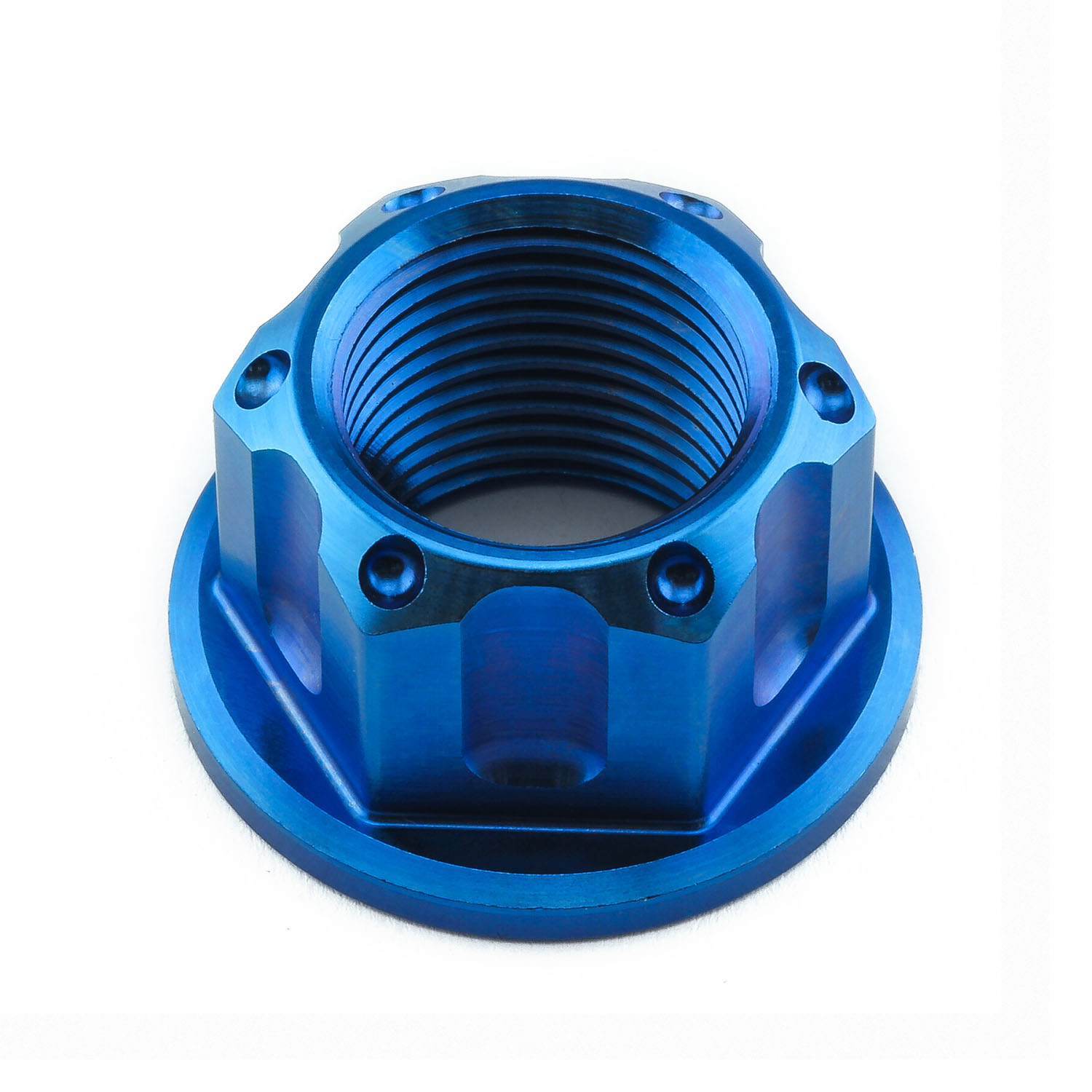 Titanium Flanged Nut M18x(1.50mm) 32mm Flange | Pro-Bolt