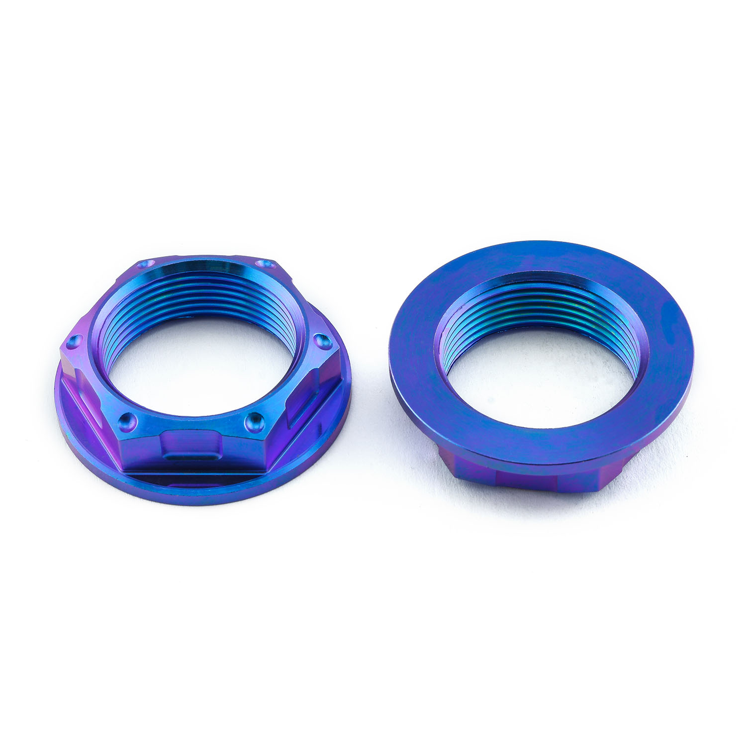 Titanium Flanged Axle Nut M25x(1.25mm) Rear Wheel Pack x2 | Pro-Bolt