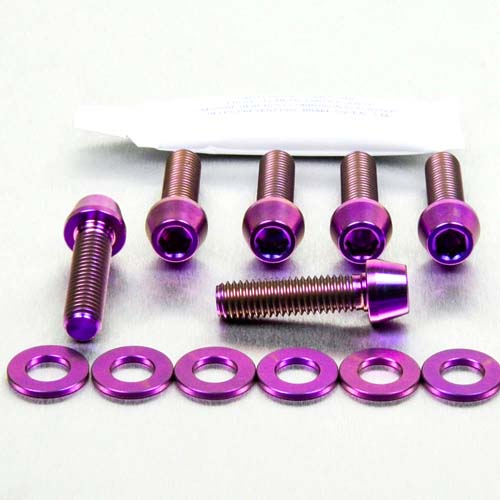 Titanium Top & Bottom Clamp Yoke Pinch Kit | Pro-Bolt
