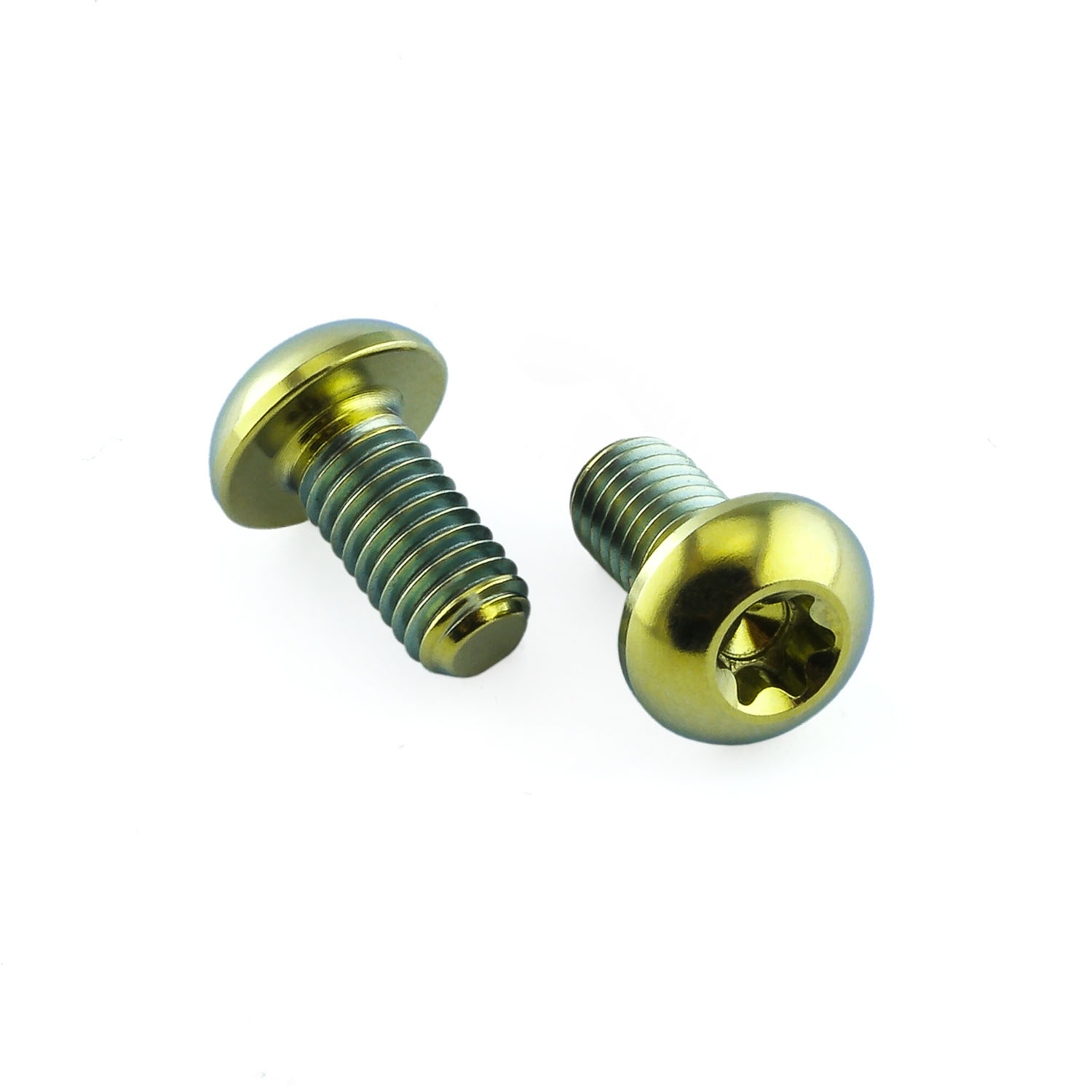 TB-５ Titanium Water Bottle Cage Bolts M5x(0.80mm)x10mm Button Head Torx