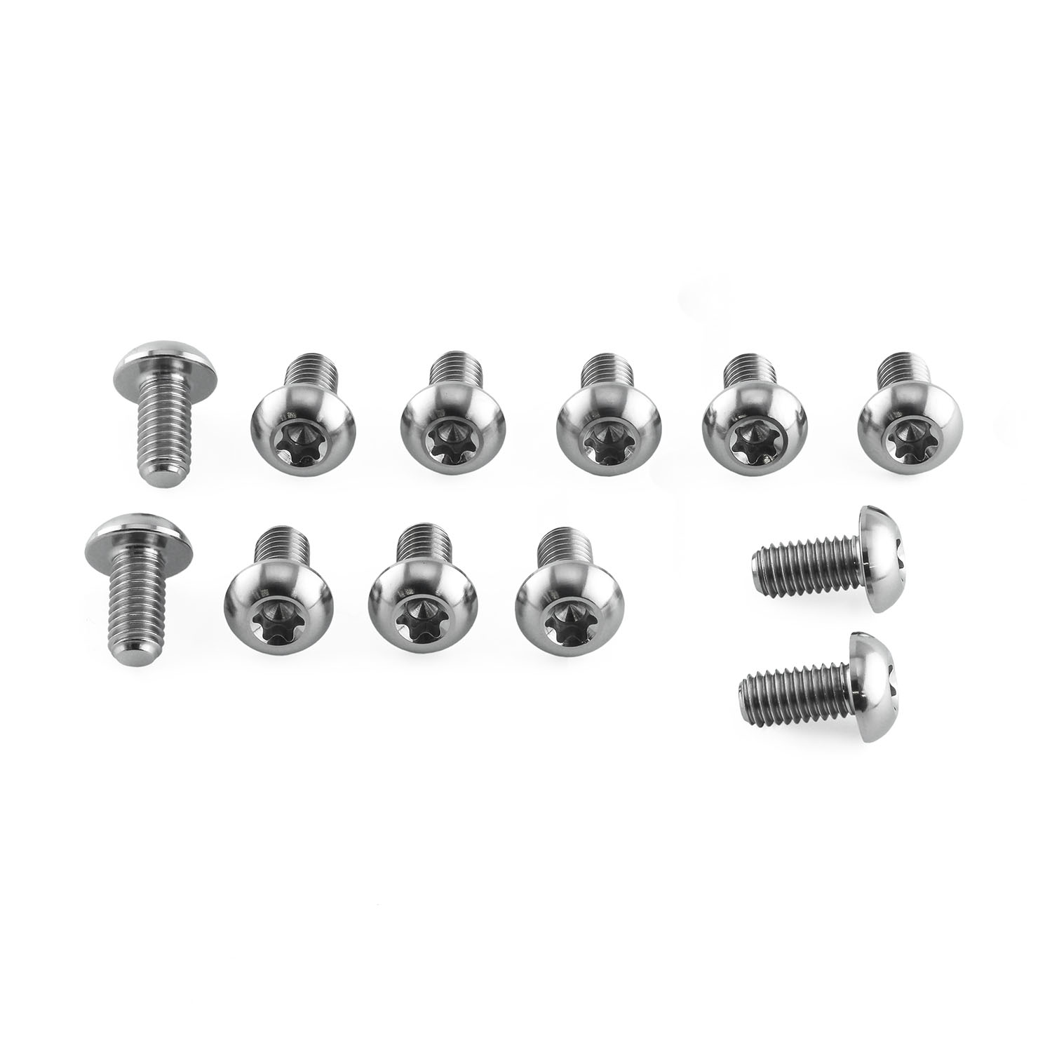 Titanium Cycle Disc Rotor Bolt M5x(0.80mm)x10mm Button Head Torx