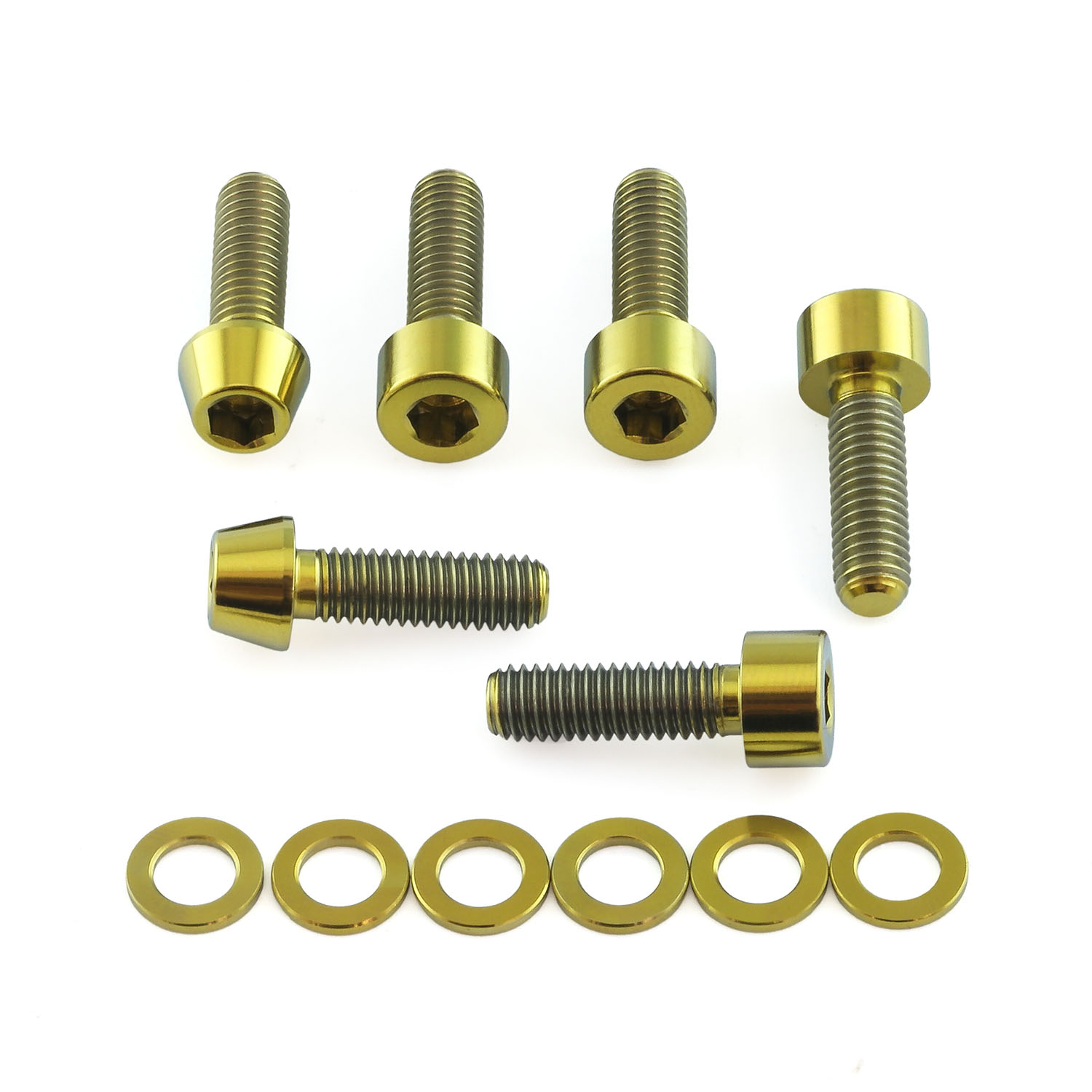 blk mrkt ゴールド ステム Titanium Stem Bolt Kit M5x(0.80mm)x16mm Limited Edition - Renthal
