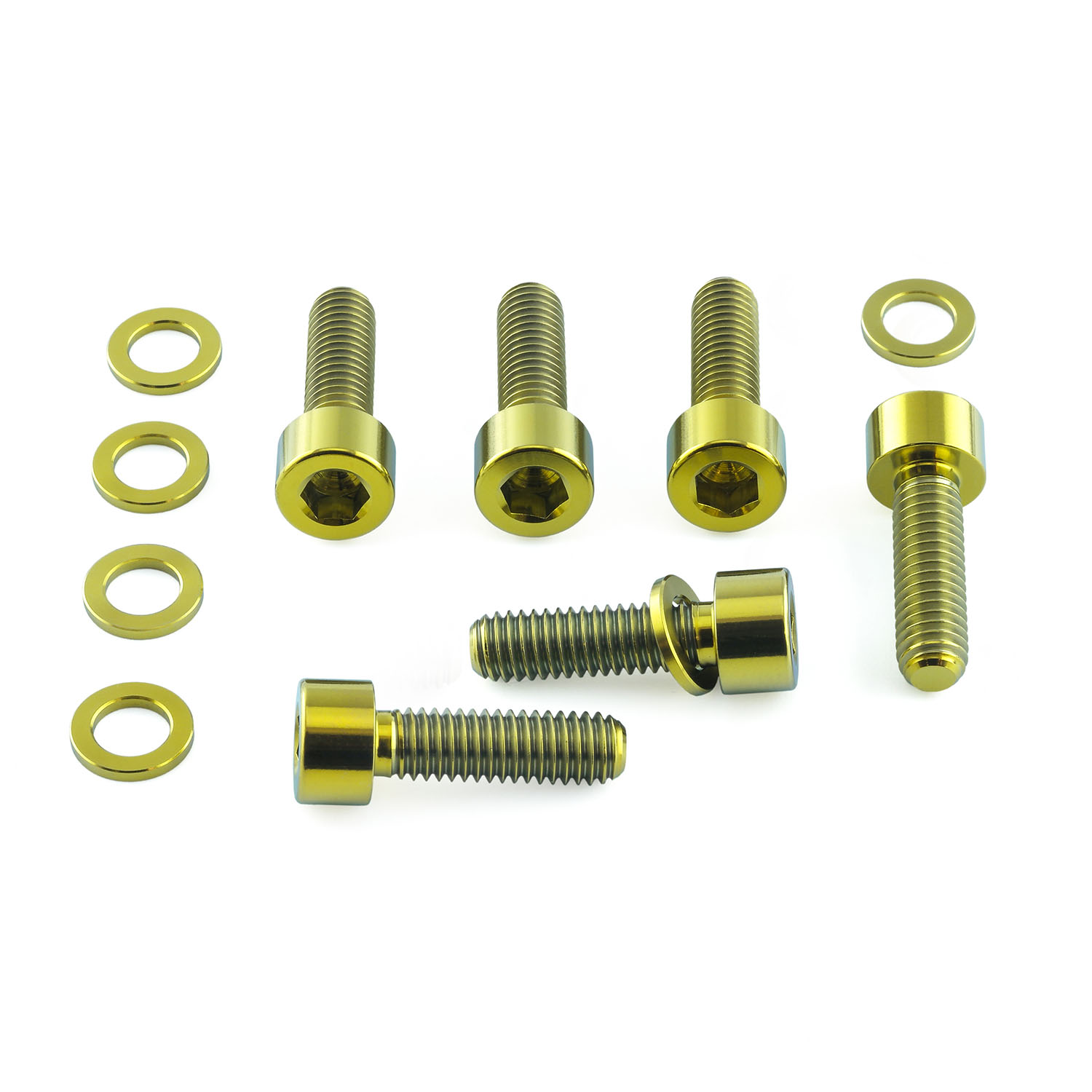 Titanium Stem Bolt Kit M6x(1.00mm)x20mm Parallel Socket Cap