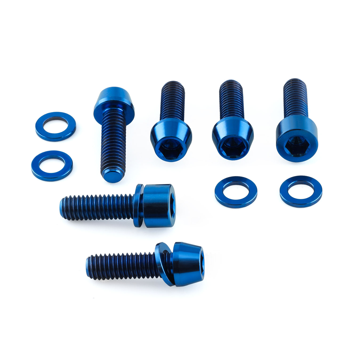 Titanium M6x18mm Hex Socket Bolts For Bike Stems - Choose 2, 4, 6, Or 12 Pcs, Ti Alloy GR5, Lightweight