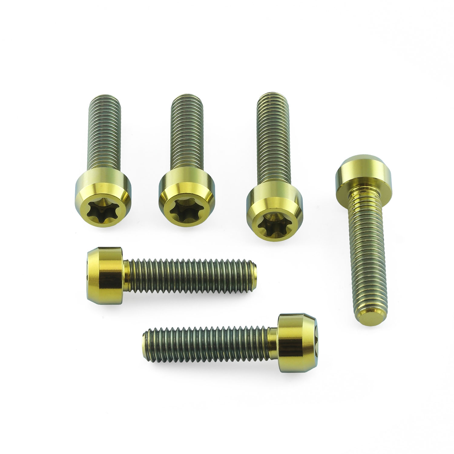 ●T.T.P. Titanium Top & Bottom Clamp Yoke Pinch Kit Torx Drive | Pro-Bolt