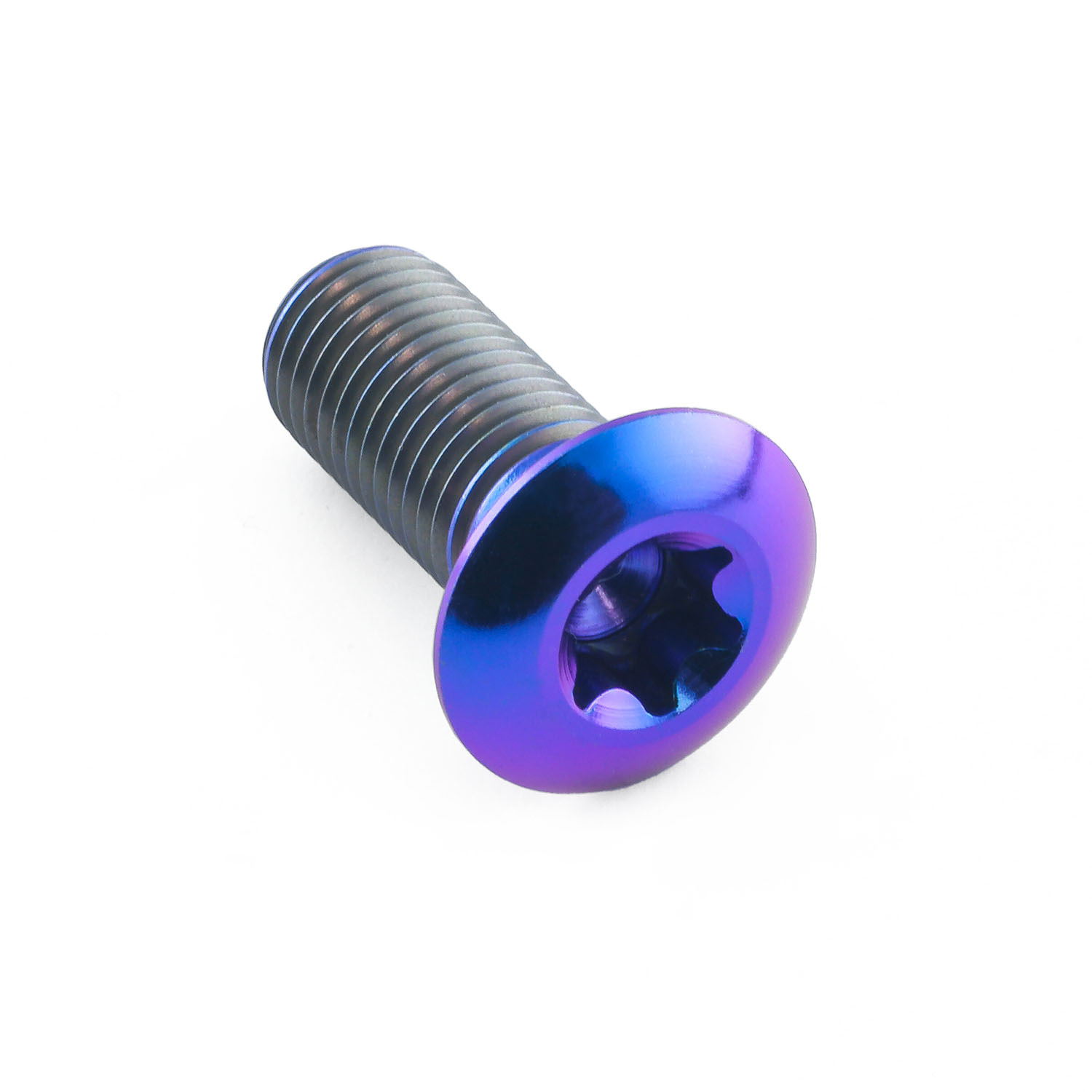 K.M① Titanium Torx Countersunk Bolt w/ Raised Head M10x(1.25mm