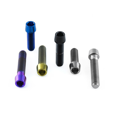 Bicycle Parts - Titanium - Fasteners - Bolts - Tapered Head Socket