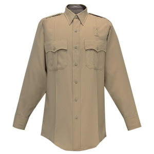 FECHHEIMER Flying Cross Class A Men's CDCR Long Sleeve Shirt - Silver Tan FECHHEIMER Flying Cross Class A Men's CDCR Long Sleeve Shirt - Silver Tan