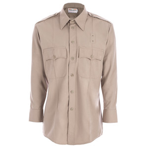 Male A United Uniform Mfr. Long Sleeve CDCR Shirt - Tan Male A United Uniform Mfr. Long Sleeve CDCR Shirt - Tan