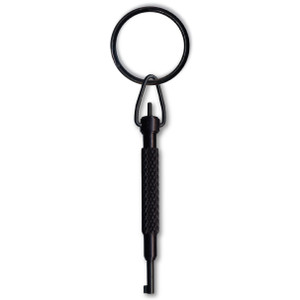 Zak Tool Black Round Swivel Handcuff Key Zak Tool Black Round Swivel Handcuff Key