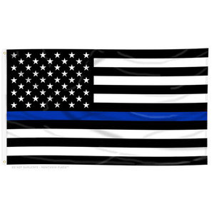 3X5 Thin Blue Line American Flag 3X5 Thin Blue Line American Flag