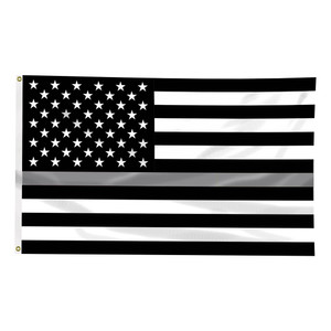 Thin Blue Line 3x5 Silver Line Flag Thin Blue Line 3x5 Silver Line Flag