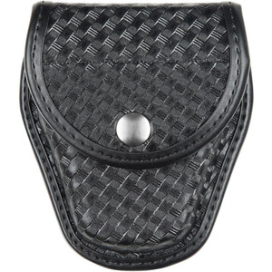 Bianchi 7900 Basketweave Black AccuMold® Elite™ Covered Handcuff Case with Hidden Snap Bianchi 7900 Basketweave Black AccuMold® Elite™ Covered Handcuff Case with Hidden Snap