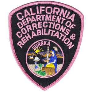 Emblem Enterprises Pink Cdcr Shoulder Patch - Pink Emblem Enterprises Pink Cdcr Shoulder Patch - Pink