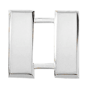 Blackinton Large Captain Bars Nickle Smooth