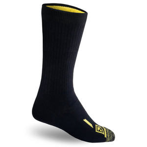 First Tactical 9" Cotton Duty Sock Pack Of 3 - Black (019) First Tactical 9" Cotton Duty Sock Pack Of 3 - Black (019)