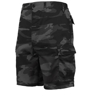 Rothco Men's Colored Camo BDU Shorts - Black Camo Rothco Men's Colored Camo BDU Shorts - Black Camo