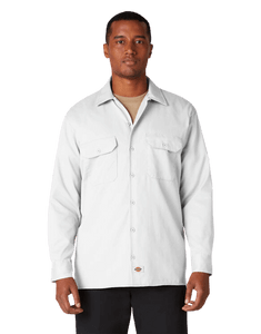 Dickies Men's Long Sleeve Shirt - White