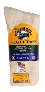 Railroad White Diabetic Socks Railroad White Diabetic Socks